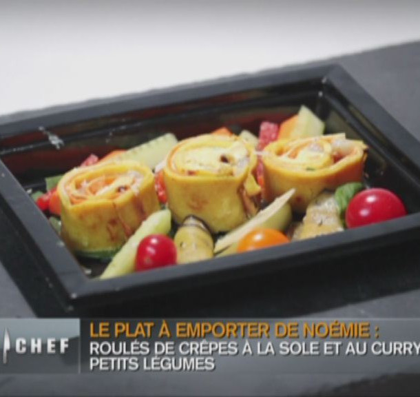 Wrap de sole sauce curry