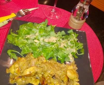 Yassa de poulet moutardé