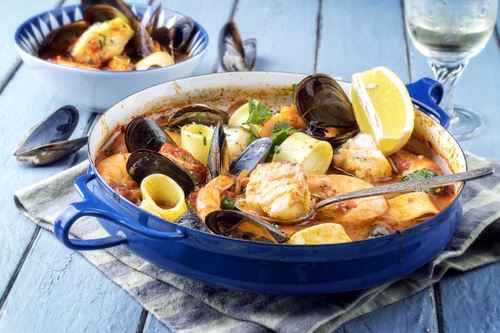 Zarzuela avec pommes de terre