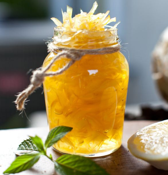 Zestes de citrons confits 